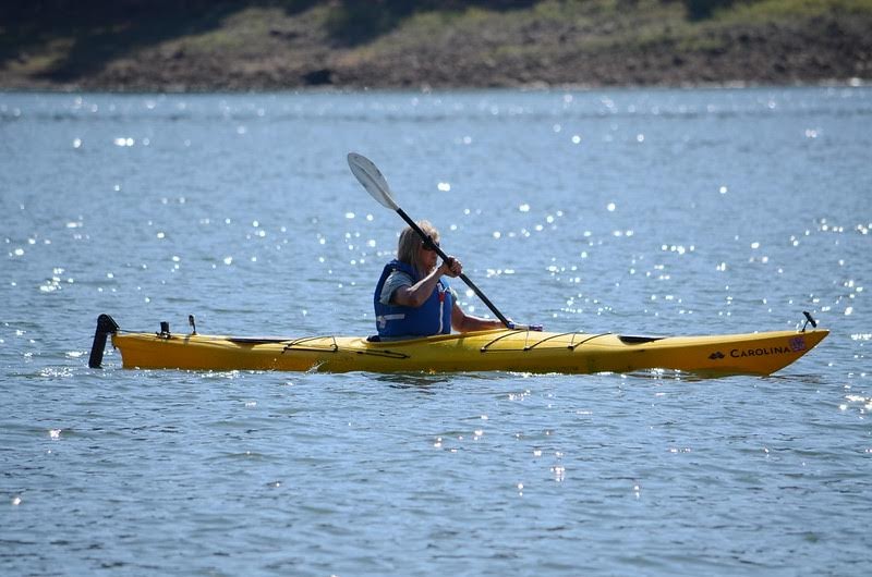 Kayaking outside